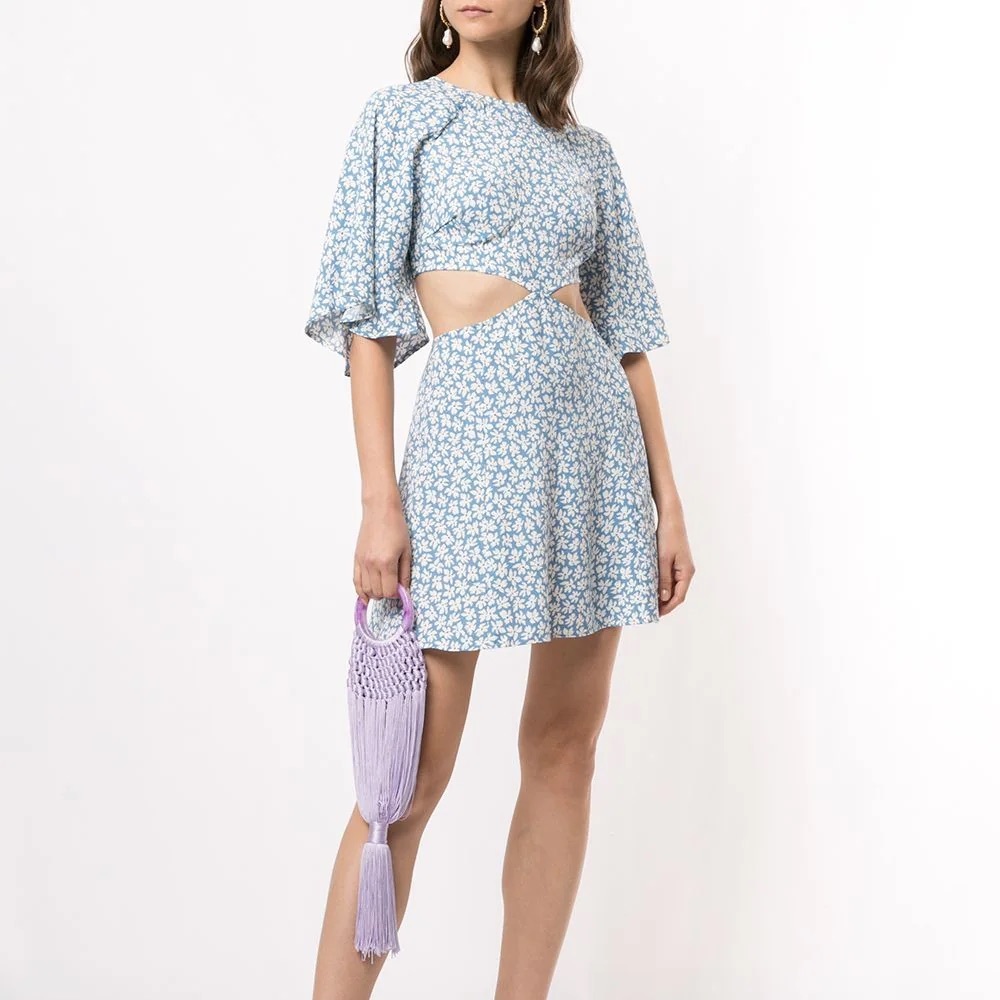 Reformation all-over floral print dress Size 4